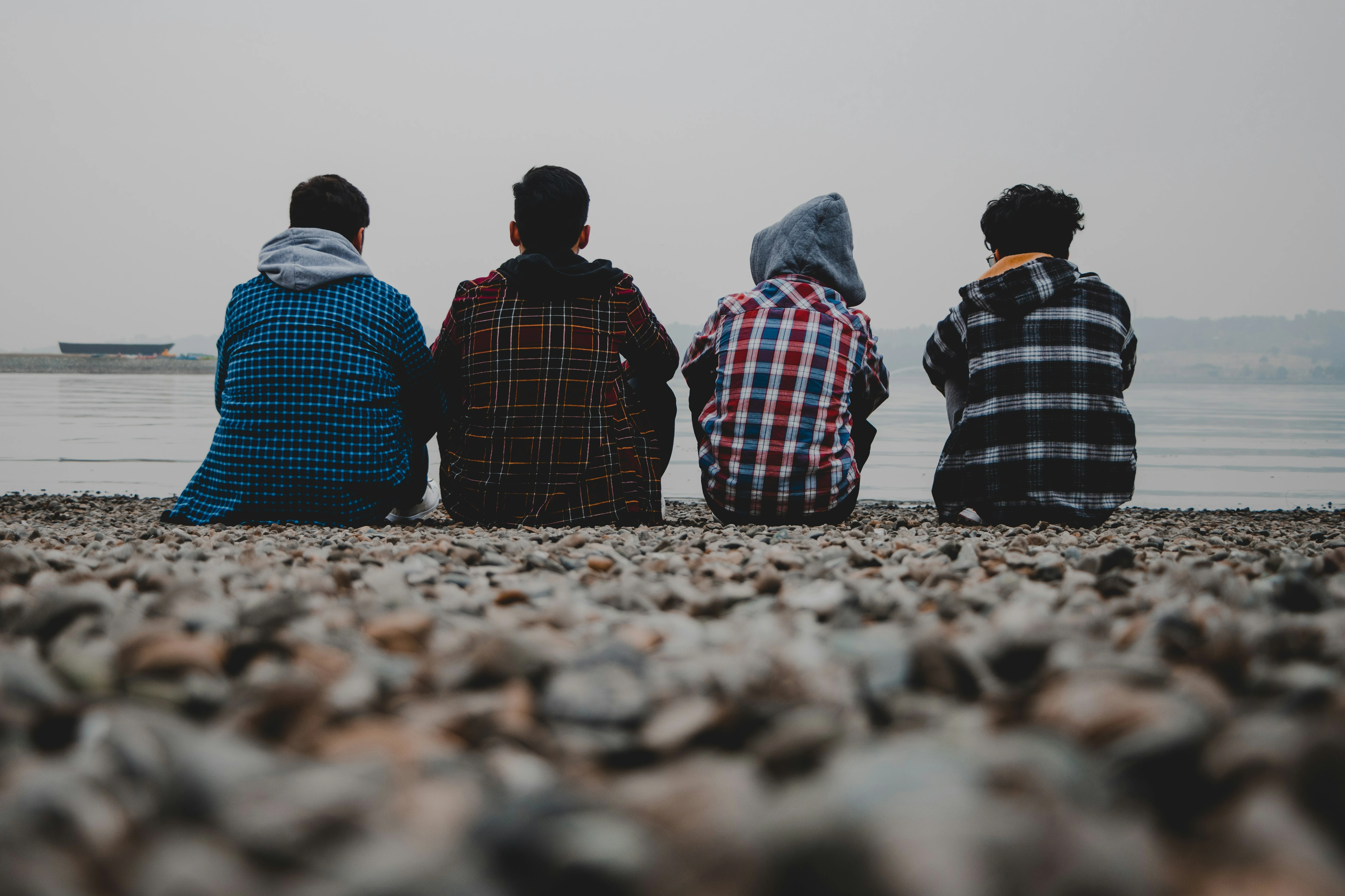 Grupo de adolescentes juntos